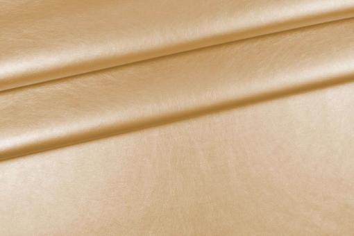 Metallic-Kunstleder - Nappa Soft Pastellgold