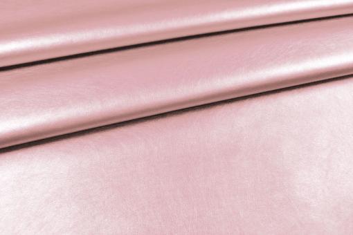 Metallic-Kunstleder - Nappa Soft Rosé